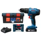 Máy khoan động lực dùng pin 18V Bosch GSB 183-LI (1 Pin + Hộp công cụ)