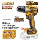 Máy khoan pin 20V Ingco CDLI206021 (Chưa Pin & Sạc)