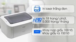 Máy in laser trắng đen đơn năng Canon LBP6030