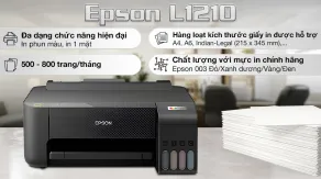 Máy In phun màu đơn năng Epson EcoTank L1210 (C11CJ70501)