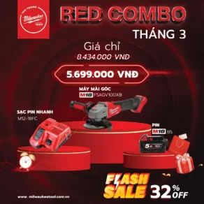 Máy mài góc M18 FSAGV100XB Milwaukee công tắc gạt có điều tốc 100mm