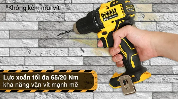 may khoan pin dewalt dcd709n-kr 18v (khong kem pin, sac) - slide 4