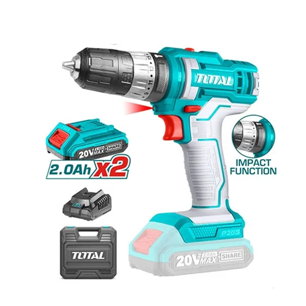 Máy khoan động lực dùng pin Lithum-ion 20V Total TIDLI20145