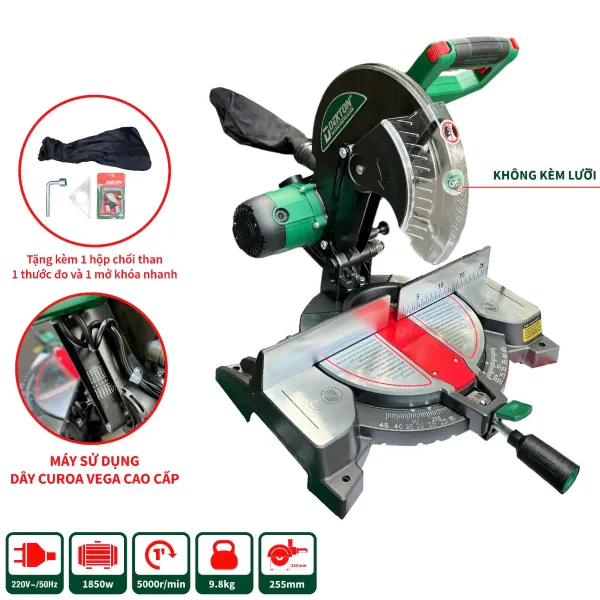 255mm Máy cắt nhôm Dekton DK-CN25501CR 1850W