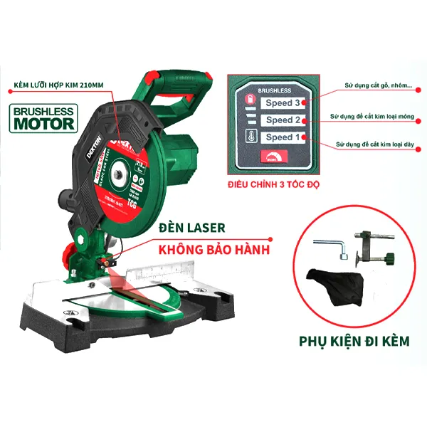 Máy cắt đa năng dùng pinn 21V Dekton M21-CN210Plus (Chưa Kèm Pin & Sạc)