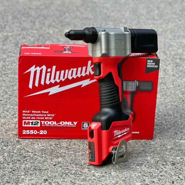 Máy rút rive dùng pin M12 Milwaukee