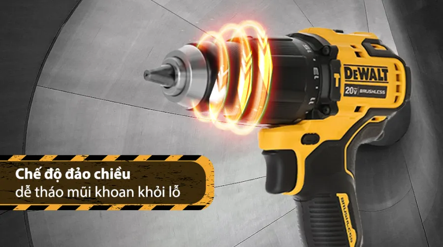 Máy khoan pin dewalt dcd709n-kr 18v không kèm pin sạc - 5