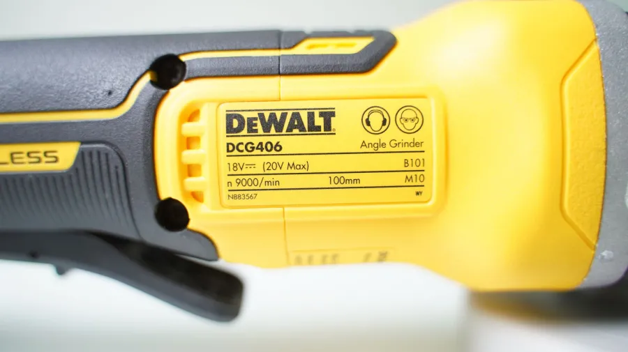 Máy mài góc dewalt dcg406n-b1 dùng pin 20vbl - 3