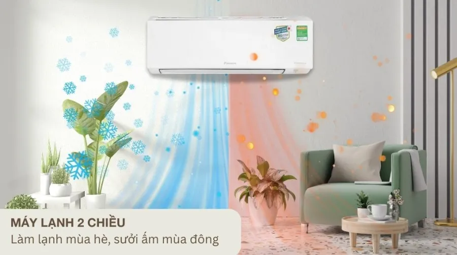 Máy lạnh 2 chiều daikin inverter 2 hp fthf50vavmv - 2