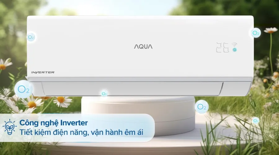 Máy lạnh aqua inverter 1 hp aqa-ruv10rb2 - 4