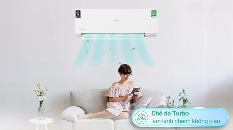 Máy lạnh aqua inverter 1 hp aqa-ruv10xaw2 - 2