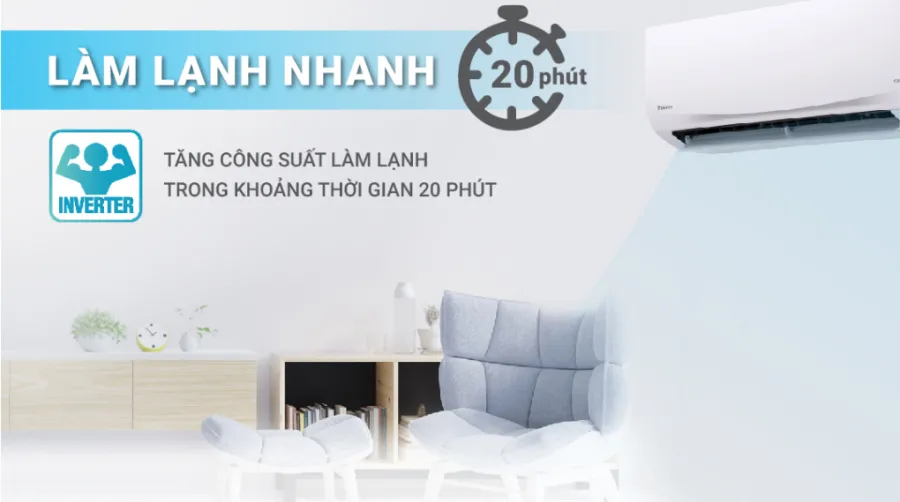 Máy lạnh daikin inverter 2 hp ftkf50xvmv - 3