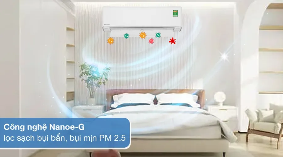 Máy lạnh panasonic inverter 1 hp cucs-xu9zkh-8 - 5