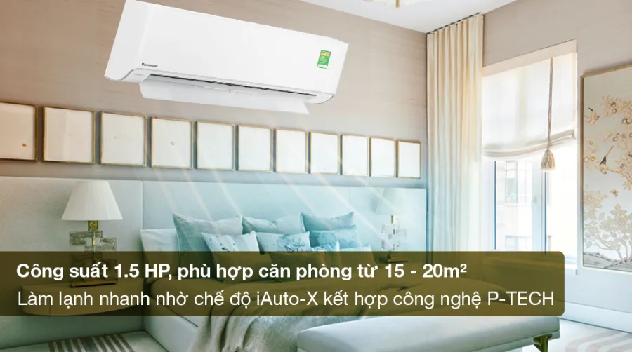 Máy lạnh panasonic inverter 15 hp cucs-xu12zkh-8 - 2