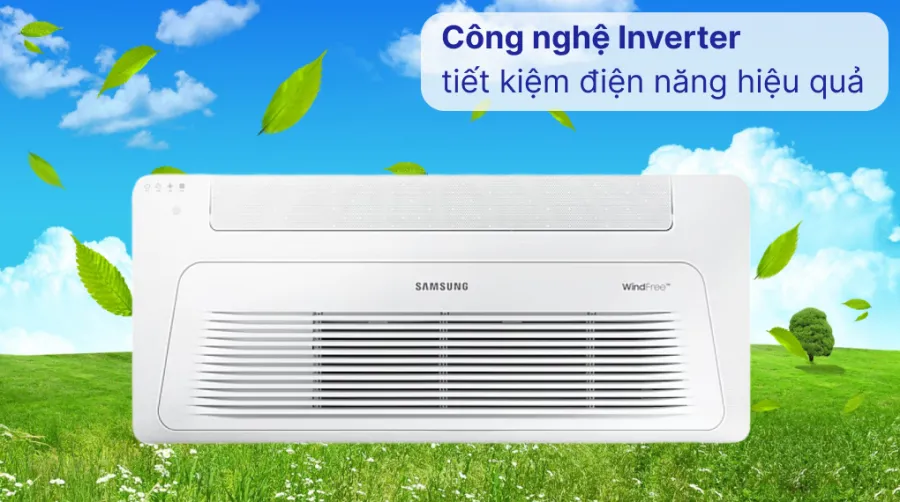 Máy lạnh âm trần 1 hướng samsung wind-free inverter 15 hp ac035tn1dkcea - 4