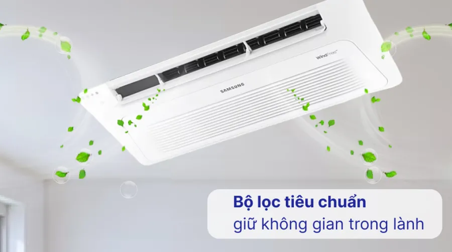 Máy lạnh âm trần 1 hướng samsung wind-free inverter 15 hp ac035tn1dkcea - 5