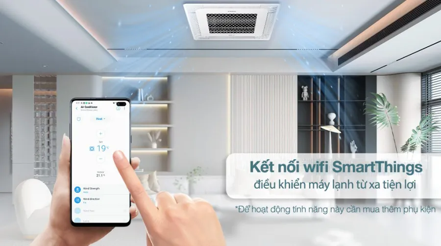 Máy lạnh âm trần cassette samsung inverter 4 hp windfree ac120tn4dkcea - 6