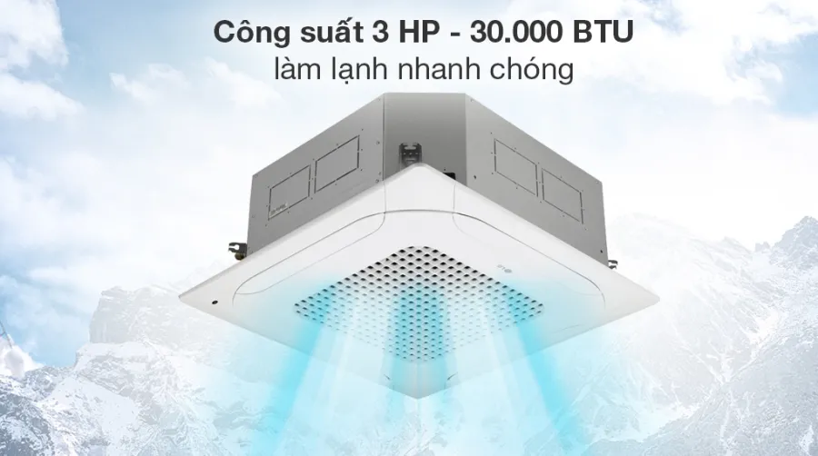 Máy lạnh âm trần lg inverter 3 hp ztnq30gnle0 - 2