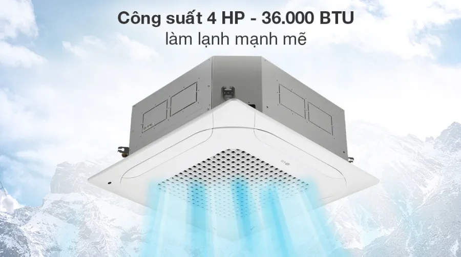 Máy lạnh âm trần lg inverter 4 hp ztnq36lnla0 3 pha - 2