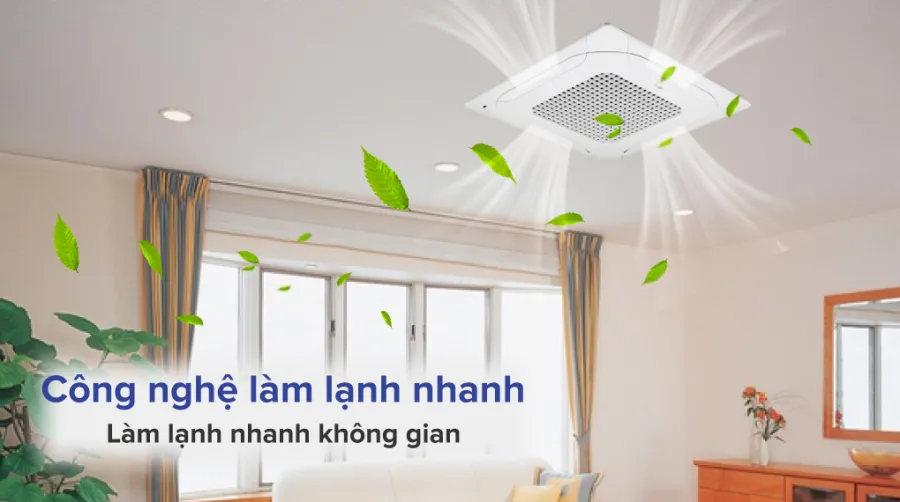 Máy lạnh âm trần lg inverter 5 hp ztnq48gmla0 - 2