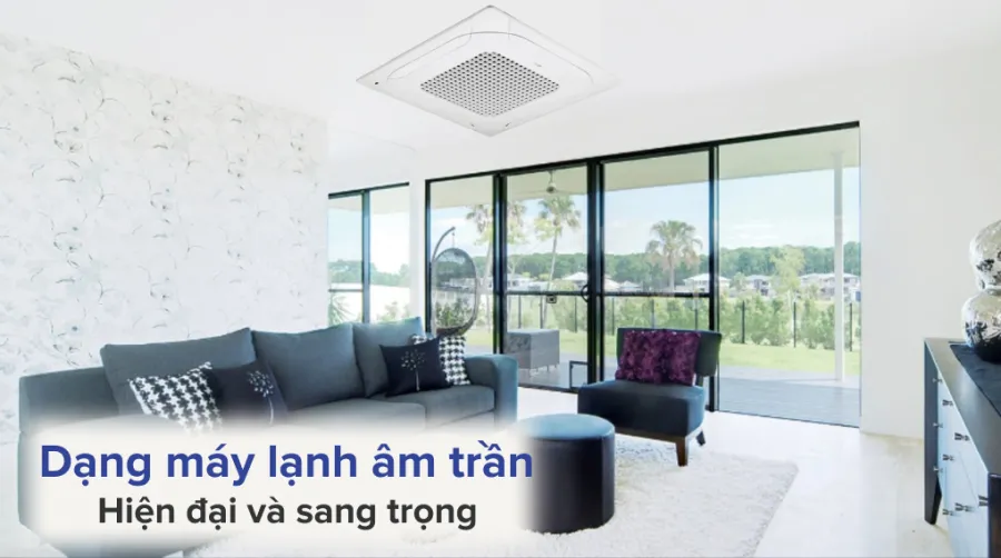 Máy lạnh âm trần lg inverter 5 hp ztnq48gmla0 - 1