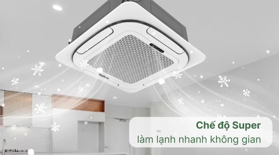 Máy lạnh âm trần nagakawa 2 hp nt-c18r1t20 - 2