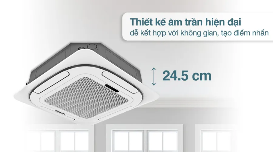 Máy lạnh âm trần nagakawa 3 hp nt-c28r1t20 - 1