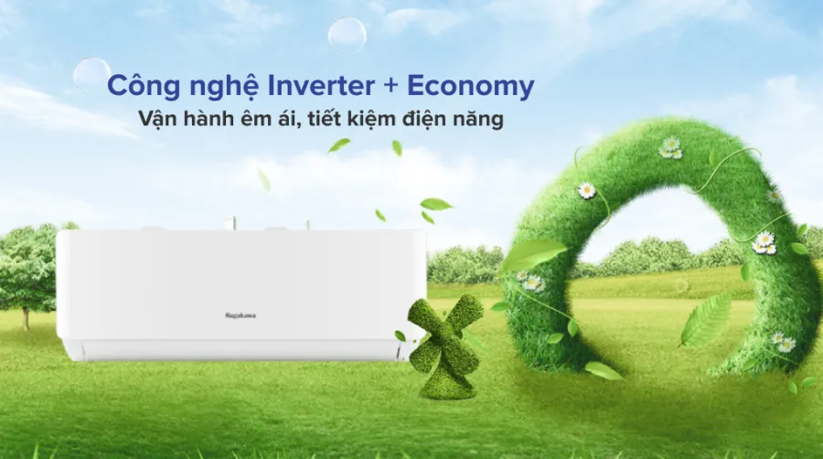 Máy lạnh nagakawa inverter 15 hp nis-c12r2t28 - 3