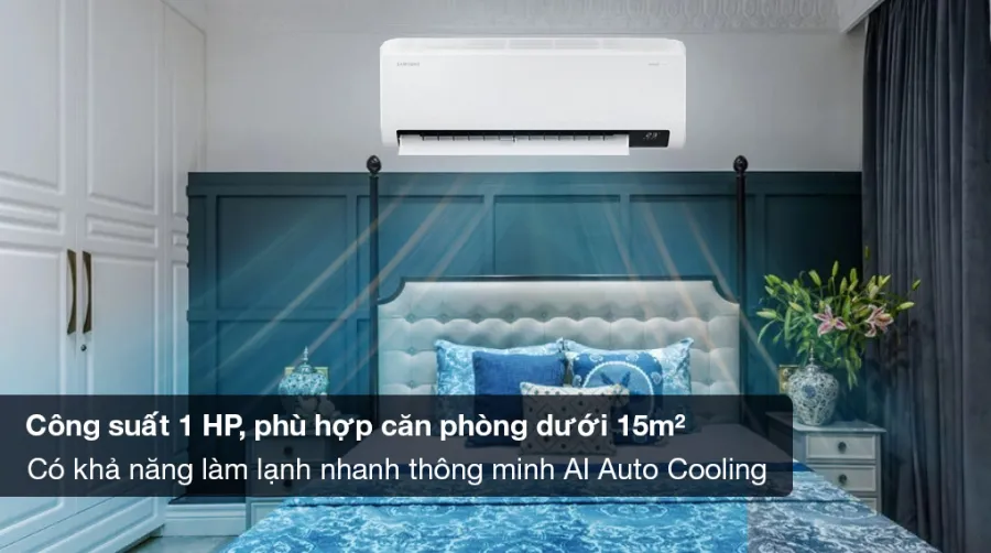 Máy lạnh samsung wind-free inverter 1 hp ar10cyecawknsv - 2