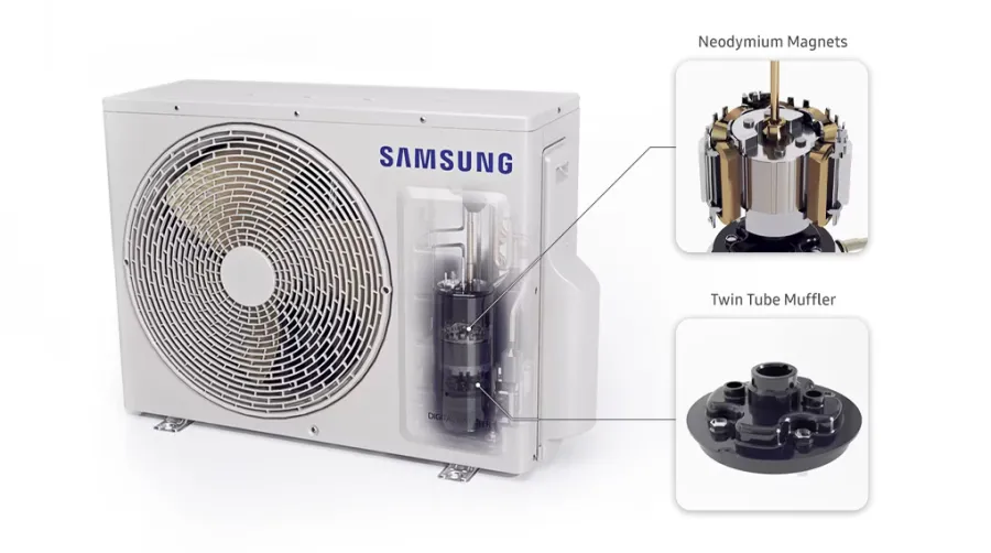 Máy lạnh samsung wind-free inverter 1 hp ar10cyfaawknsv - 2