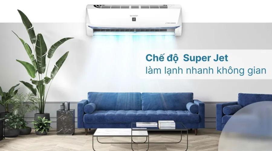 Máy lạnh sharp inverter 15 hp ah-xp13bsw - 2