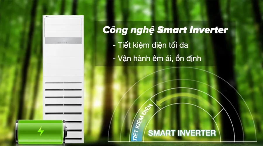 Máy lạnh tủ đứng lg inverter 3 hp zpnq30gr5e0 - 3