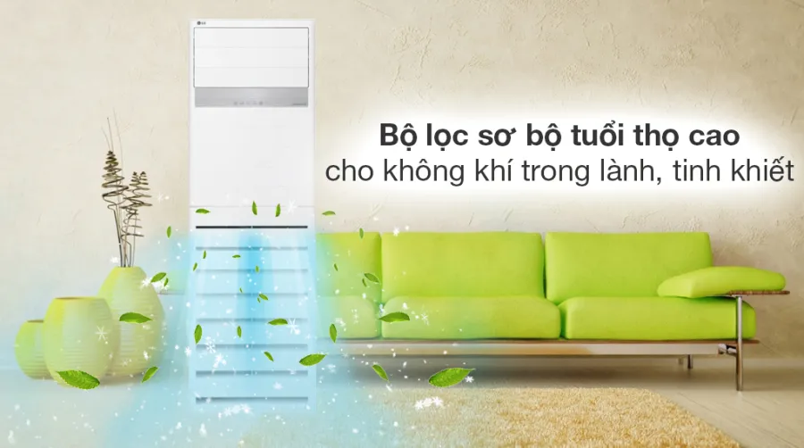 Máy lạnh tủ đứng lg inverter 4 hp zpnq36lr5a0 3 pha - 4