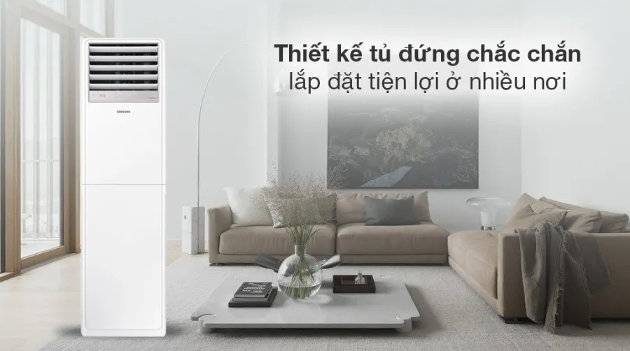 Máy lạnh tủ đứng samsung inverter 4 hp ac036bnpdkctc - 1