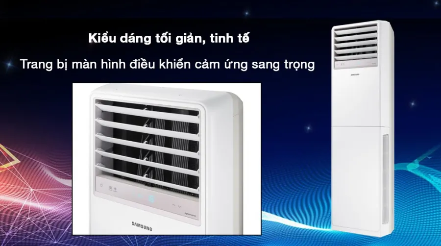 Máy lạnh tủ đứng samsung inverter 5 hp ac048bnpdkctc 3 pha - 1