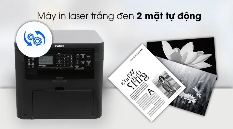 Máy in laser trắng đen canon đa năng in scan copy mf241d - 2