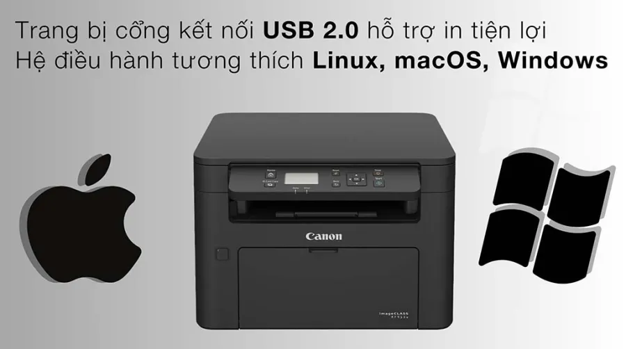 Máy in laser trắng đen đa năng canon mf913w wifi - 5