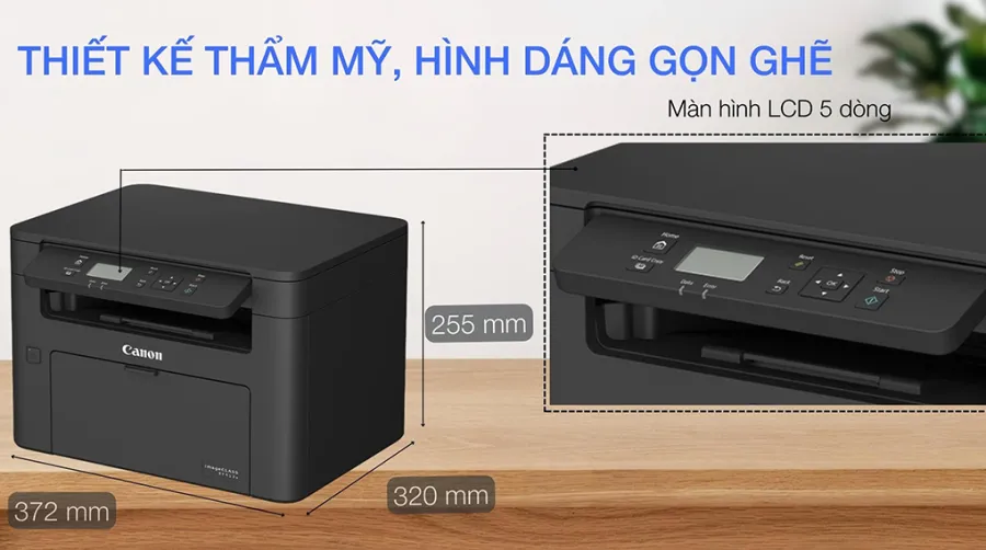 Máy in laser trắng đen đa năng canon mf913w wifi - 1