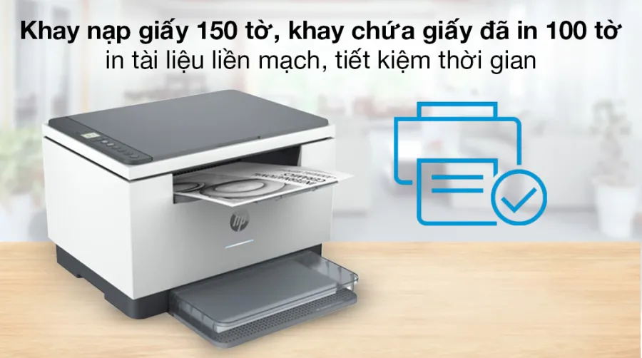 Máy in laser trắng đen đa năng hp laserjet mfp m236dw wifi 9yf95a - 5