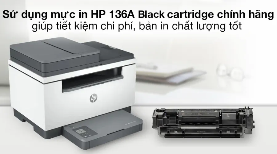 Máy in laser trắng đen đa năng hp laserjet mfp m236sdw wifi 9yg09a - 5