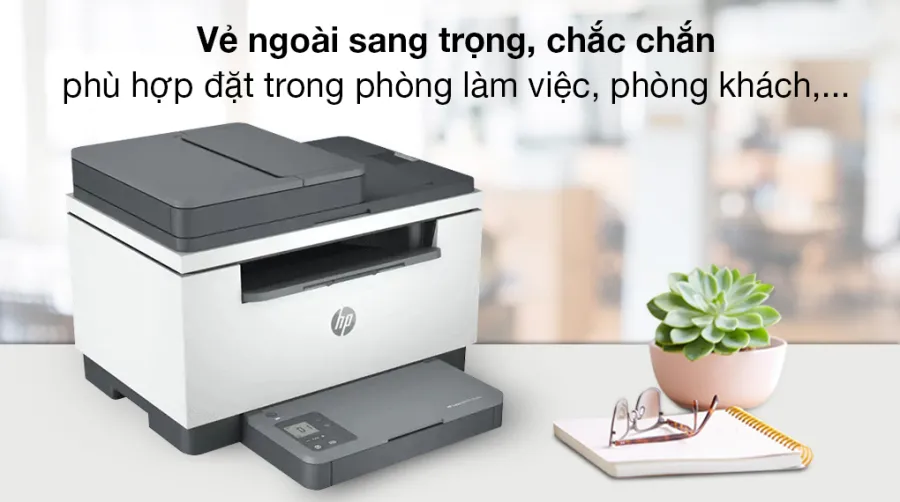 Máy in laser trắng đen đa năng hp laserjet mfp m236sdw wifi 9yg09a - 1