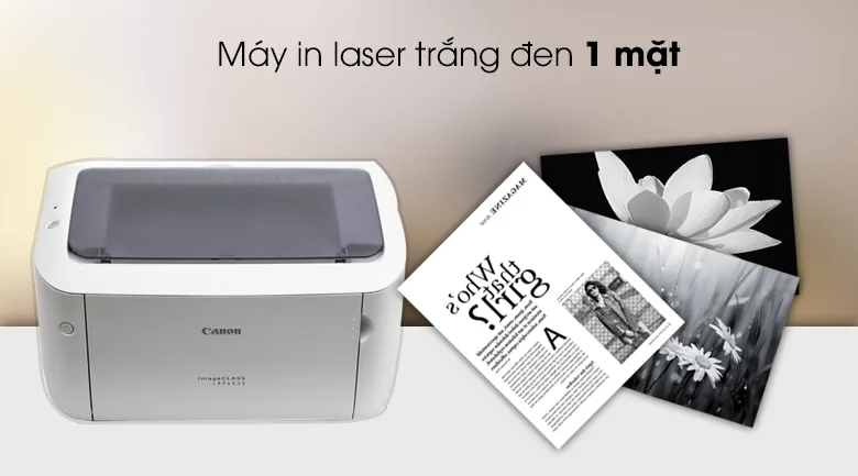 Máy in laser trắng đen đơn năng canon lbp6030 - 1