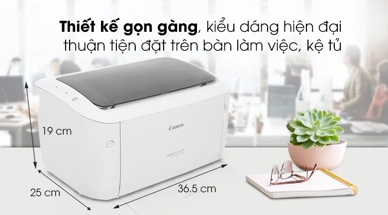 Máy in laser trắng đen đơn năng canon lbp6030w wifi - 1