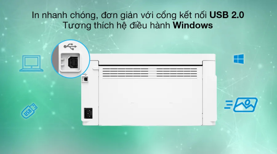 Máy in laser trắng đen đơn năng hp 107a 4zb77a - 7