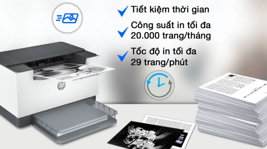 Máy in laser trắng đen đơn năng hp laserjet m211d 9yf82a - 4