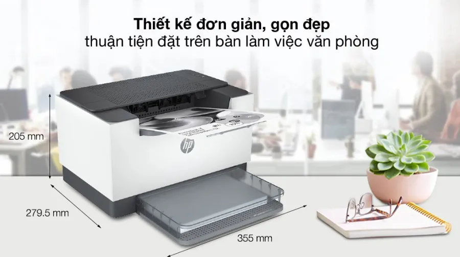 Máy in laser trắng đen đơn năng hp laserjet m211d 9yf82a - 1