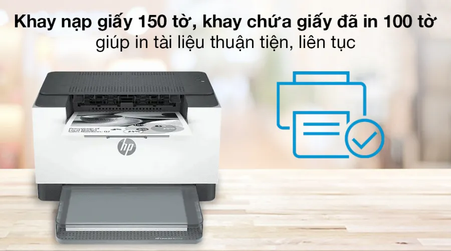 Máy in laser trắng đen đơn năng hp laserjet m211dw wifi 9yf83a - 4