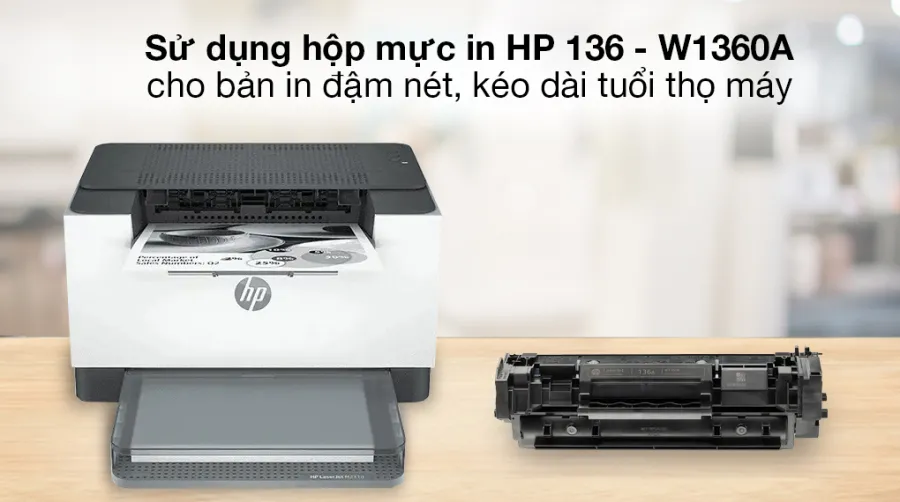 Máy in laser trắng đen đơn năng hp laserjet m211dw wifi 9yf83a - 5