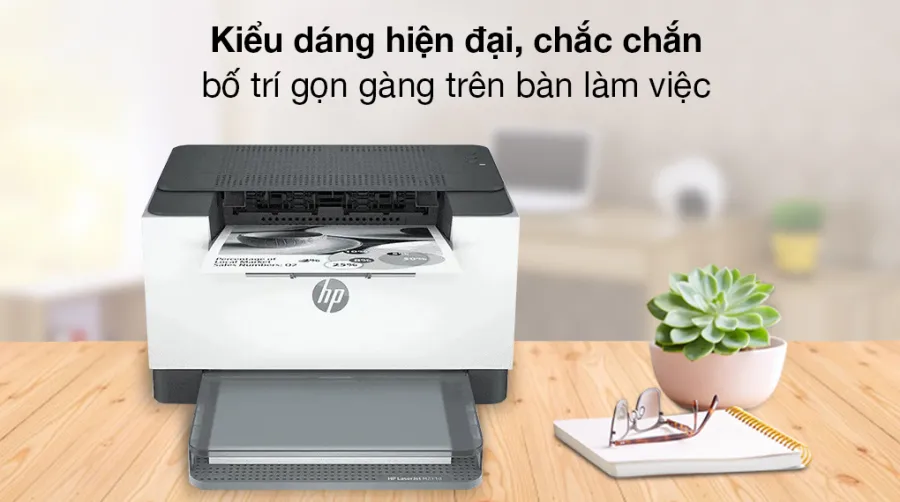 Máy in laser trắng đen đơn năng hp laserjet m211dw wifi 9yf83a - 1