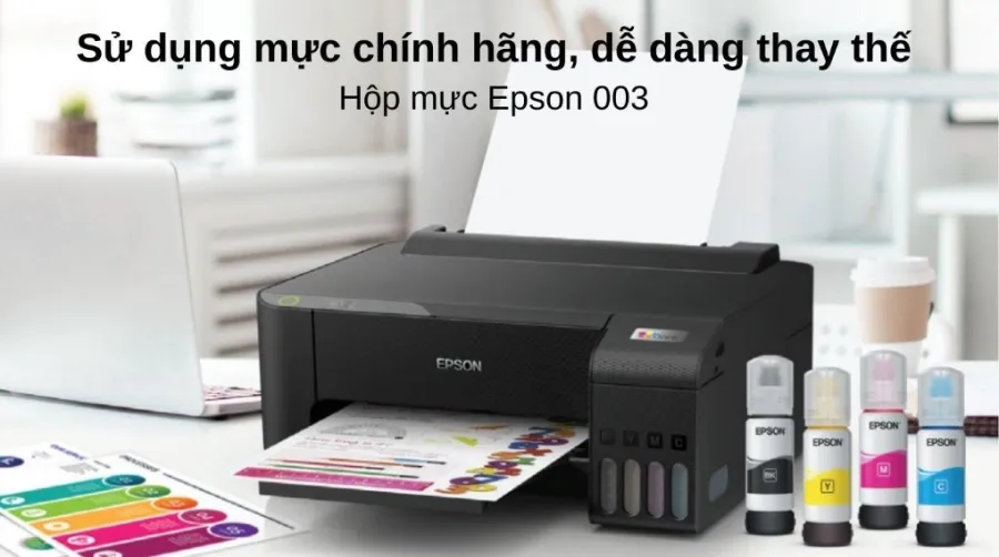 Máy in phun màu đơn năng epson ecotank l1250 wifi c11cj71503 - 5